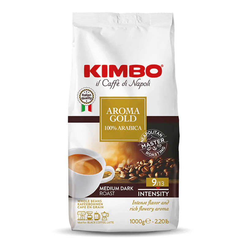 Kava u zrnu Kimbo Aroma Gold 100% Arabica 1kg