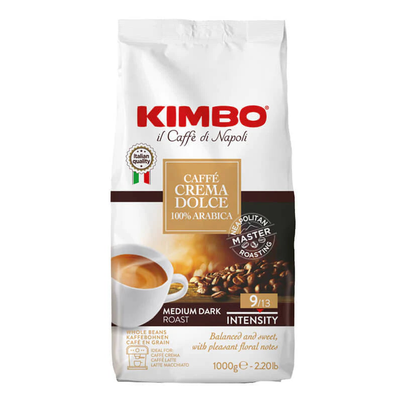 Kava u zrnu Kimbo Caffe Crema Dolce 100% Arabica 1kg