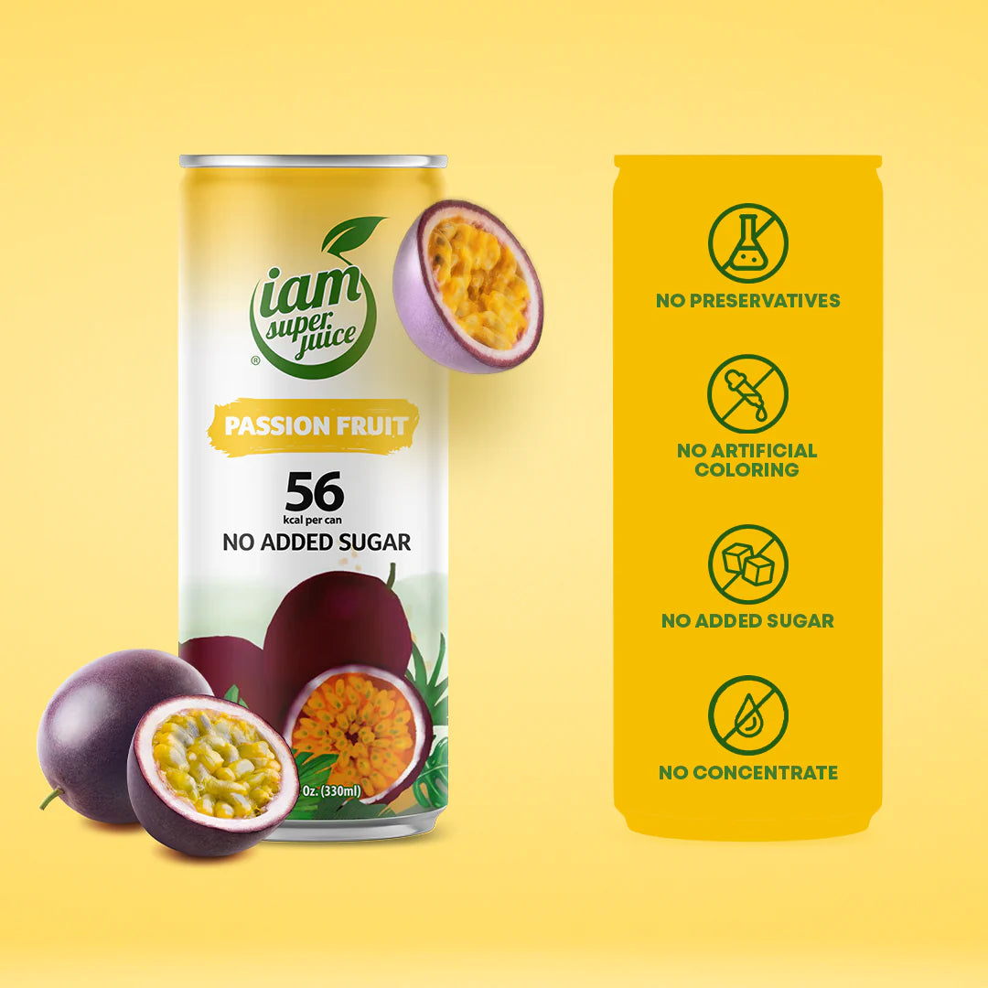 I Am Superjuice Marakuja 6 limenki x 330ml