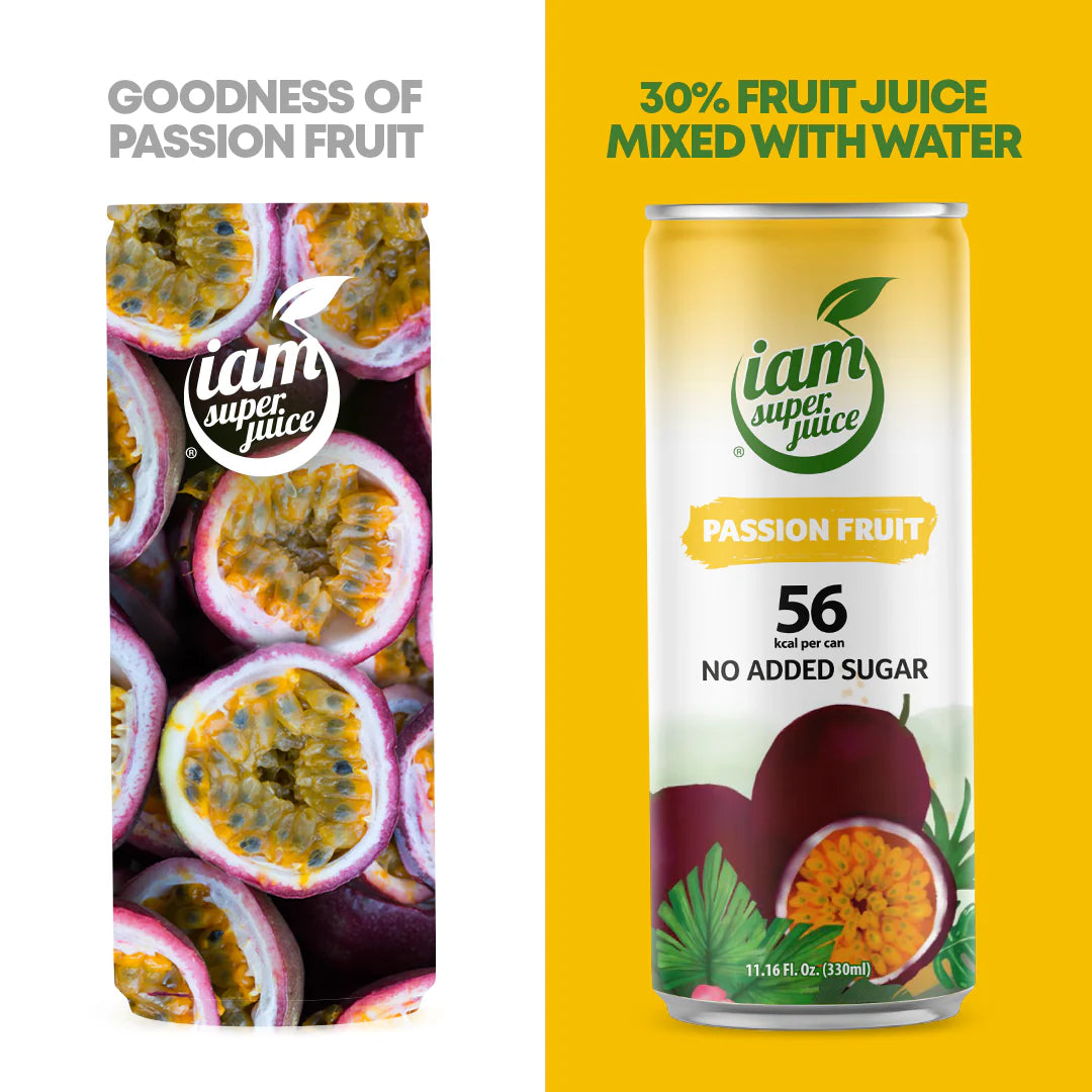 I Am Superjuice Marakuja 6 limenki x 330ml