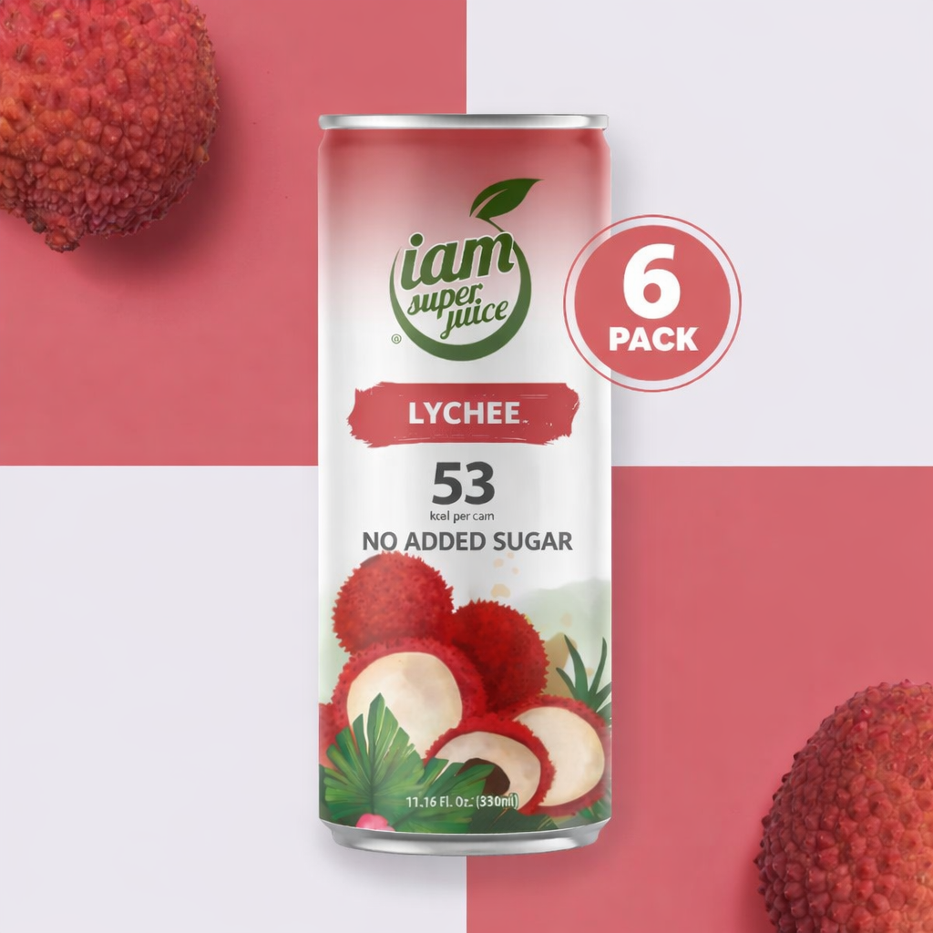 I Am Superjuice Liči 6 limenki x 330 ml
