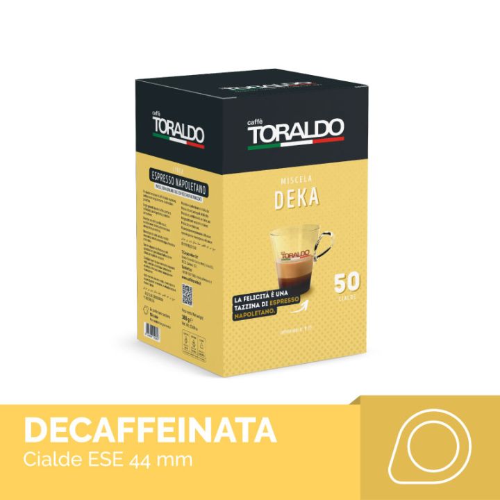 E.S.E pods bez kofeina Caffè Toraldo Deka 50 kom